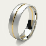 Men's Gold Wedding Band – Uniquely Bold Style