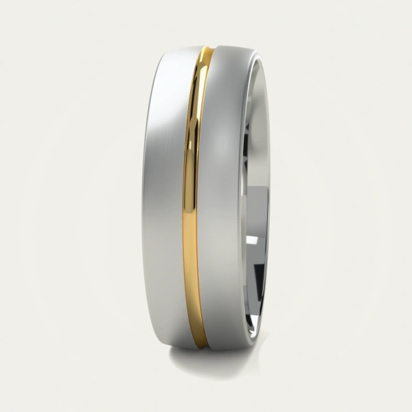 Men's Gold Wedding Band – Uniquely Bold Style Men's Gold Wedding Band – Uniquely Bold Style