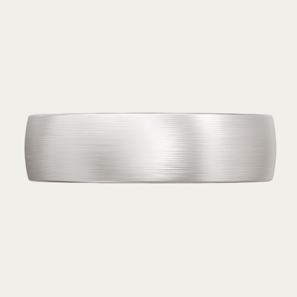 3005-White-Gold-Platinum-Silver-Brushed-Mens-Wedding-Ring-3 White-Gold-Platinum-Silver-Brushed-Mens-Wedding-Ring