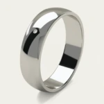 Classic Platinum Diamond Men's Wedding Ring