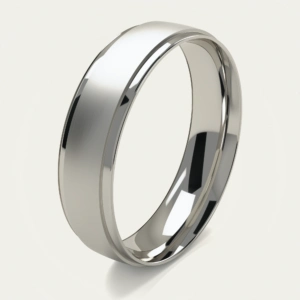Distinctive Platinum Men's Wedding Ring