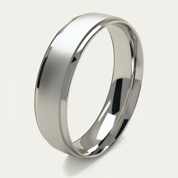 Distinctive Platinum 600 Men's Wedding Ring Distinctive Platinum 600 Men's Wedding Ring