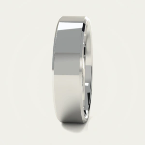 Flat Polished 925 Sterling Silver Mens Wedding Ring Flat Polished 925 Sterling Silver Mens Wedding Ring