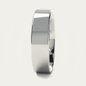 Flat Polished 925 Sterling Silver Mens Wedding Ring Flat Polished 925 Sterling Silver Mens Wedding Ring