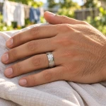 Gorgeous Platinum 600 Mens Wedding Ring