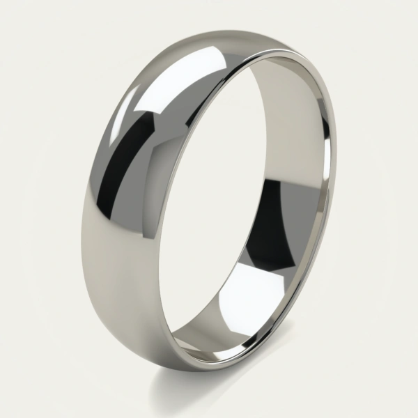 High Polished Platinum 600 Mens Wedding Ring High Polished Platinum 600 Mens Wedding Ring