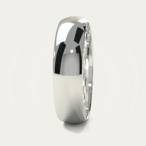 Plain Polished 925 Sterling Silver Domed Mens Wedding Ring Plain Polished 925 Sterling Silver Domed Mens Wedding Ring