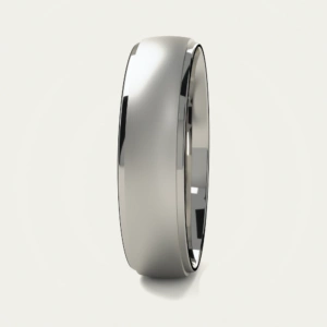 Brushed Satin Platinum 600 Mens Wedding Ring Brushed Satin Platinum 600 Mens Wedding Ring