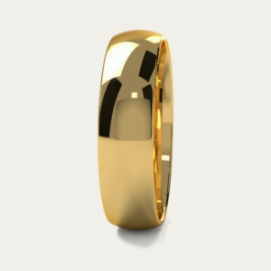 Brilliant Polished Yellow Gold Mens Wedding Ring Brilliant Polished Yellow Gold Mens Wedding Ring