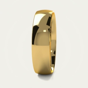 Polished Yellow Gold Mens Wedding Ring Polished Yellow Gold Mens Wedding Ring