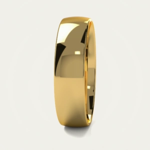 Stunning Polished Yellow Gold Mens Wedding Ring Stunning Polished Yellow Gold Mens Wedding Ring